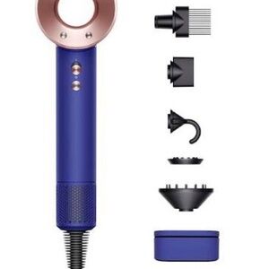 Dyson Cobalt Blue and Rose Gold Supersonic Hair Dryer